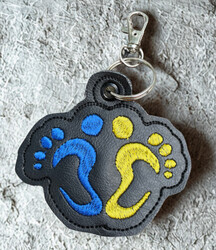Baby Feet keychain